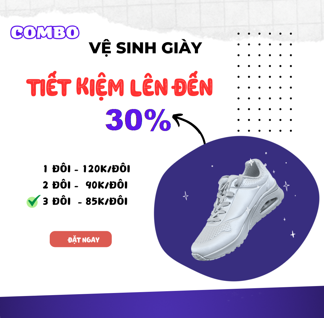khuyến mãi giặt giày